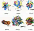 240Pcs Colored Binder Clips Kit - 4