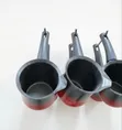 Red-and-Black Gradient Turkish Coffee Pot - 1