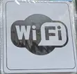 Self-Adhesive WiFi Sign Sticker - 2