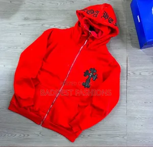 Premium Chrome Hearts Style Zip-Up Hoodies