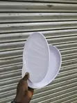 Unbreakable Melamine Dinner Plates - 12pcs - 1