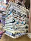 7x7 Cotton Bedsheets - Geometric, Floral & Striped Designs - 1
