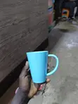 Long Handle Plastic Cups - 12 Pieces - 1