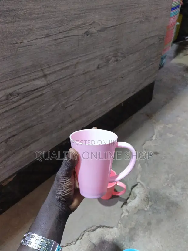 Brand New Pink Plastic Cups - 1