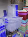 Blue Lock Plastic Storage Boxes - 1