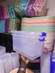 Blue Lock Plastic Storage Boxes - 2