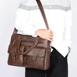 Jeep Buluo 15-Inch Waterproof Leather Laptop Bag - Coffee Brown - 2