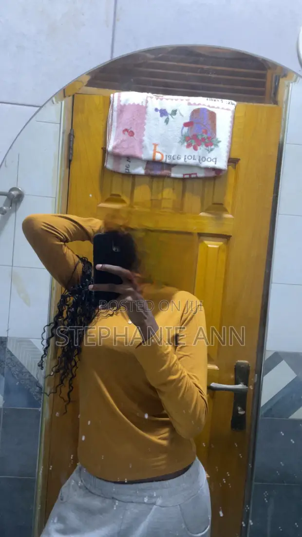 Long Sleeved Shirt and Crop Top Set - 1