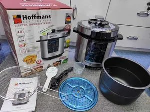 Hoffmans 6L Pressure Cooker with Steamer & Fryer Basket