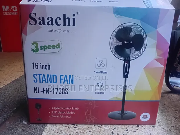 Saachi Stand Fan 16 Inch - 1