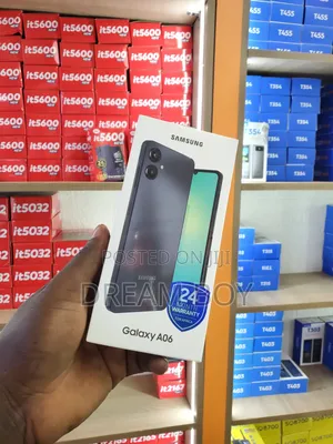 New Samsung Galaxy A06 64GB Black