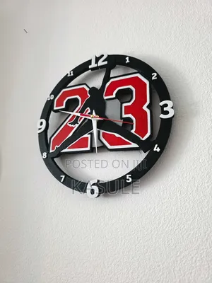 Jordan 23 Themed Wall Clock