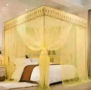 Four Stand Mosquito Net - Cream 4x6