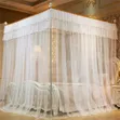 Four Stand Mosquito Net White 5x6 - 1