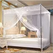 Four Stand Mosquito Net White 5x6 - 2