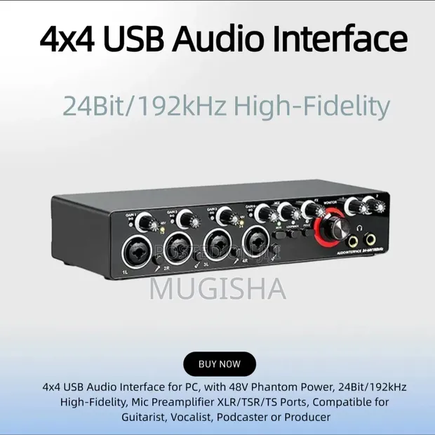 4x4 USB Audio Interface High-Fidelity - 1