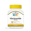 21st Century Niacinamide 500mg Prolonged Release, No Flush, 110 Count - 1