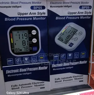 Upper Arm Electronic Blood Pressure Monitor