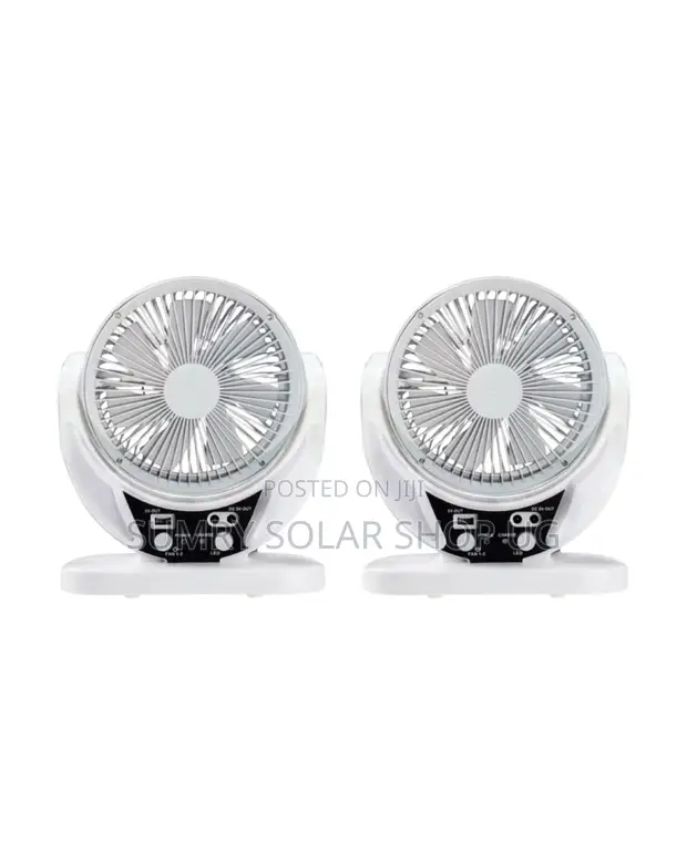 Solar Fan with LED Lamp and Panel - 1