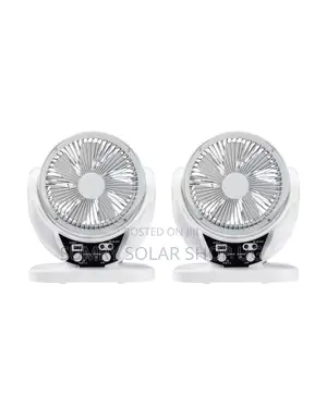 Solar Fan with LED Lamp and Panel