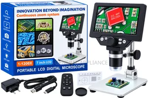 Portable LCD Digital Microscope - 1-1200x