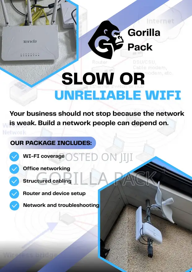 Wi-Fi and Networking Setup Services in Kampala - 1