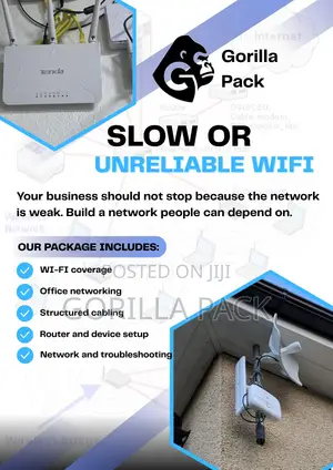 Wi-Fi and Networking Setup Services in Kampala