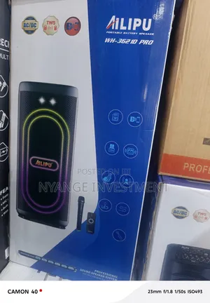 Ailipu WH-3621D Pro Portable Battery Speaker with Microphone