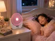 Rechargeable Mini Table Fan with LED Light, USB Charging, 3 Speed - 4