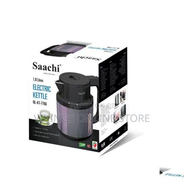 Saachi 1.8L Electric Kettle (NL-KT-7766), 1500W - 1