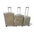 Rubber Luggage Bag Set | 3-in-1 Anti-Theft Double Zipper 8 Spinner Wheels - 2
