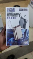 Demaco C34 20000mAh Mini Power Bank with Built-in Cables - 1