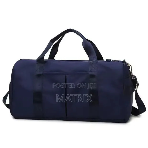 Sports Duffel Bag with Wet Pocket & Shoe Compartment - 1