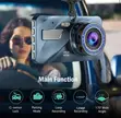 1296P Full HD Car DVR Dash Camera - 1