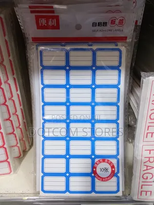 Self-Adhesive Stationery Label Stickers
