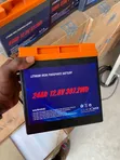 24AH Lithium Battery - 307.2Wh, 3-Year Warranty - 1