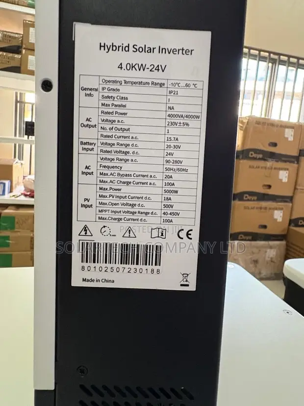 4kva 4000W 24V Hybrid Solar Inverter - 1