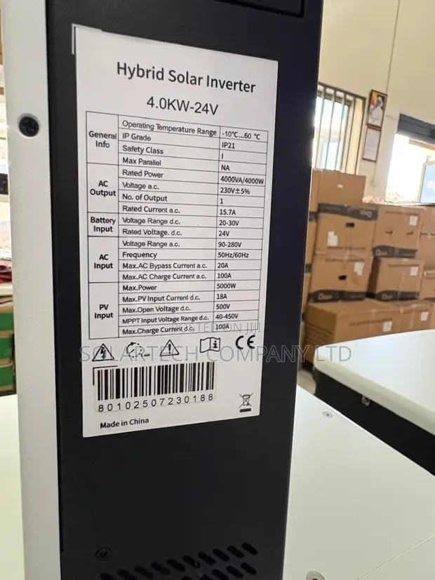 4KVA Hybrid Solar Inverter 24V 5KW MPPT - 1