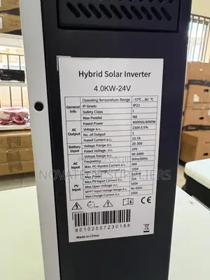 4kva 4000W 24V Hybrid Solar Inverter