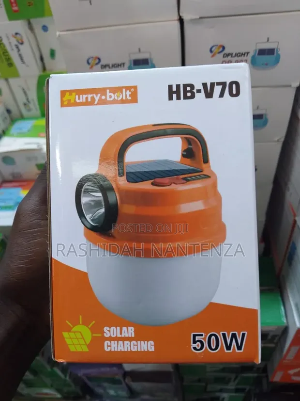 Solar Rechargeable Camping Lantern - 50W - 1