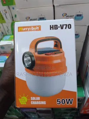 Solar Rechargeable Camping Lantern - 50W