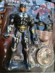 Black and Gold Batman Action Figure with Mask - 1