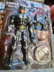 Black and Gold Batman Action Figure with Mask - 2