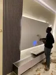 TV Wall Unit with Wall Panels - 2