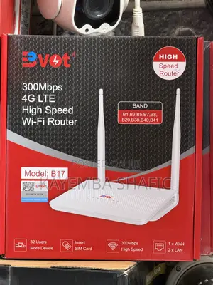 BVOT B17 300Mbps 4G LTE Wi-Fi Router with SIM Slot