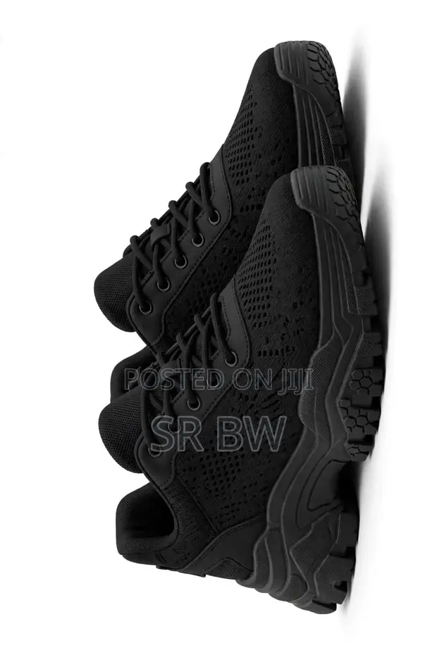 White and Black Airforce Sneakers - 1