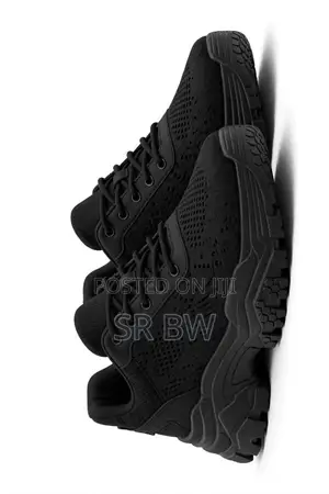 White and Black Airforce Sneakers