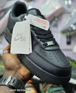 White and Black Airforce Sneakers - 3