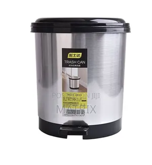 20L Stainless Steel Pedal Wastebin - Fingerprint-Resistant