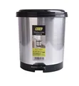 20L Stainless Steel Pedal Wastebin - Fingerprint-Resistant - 1